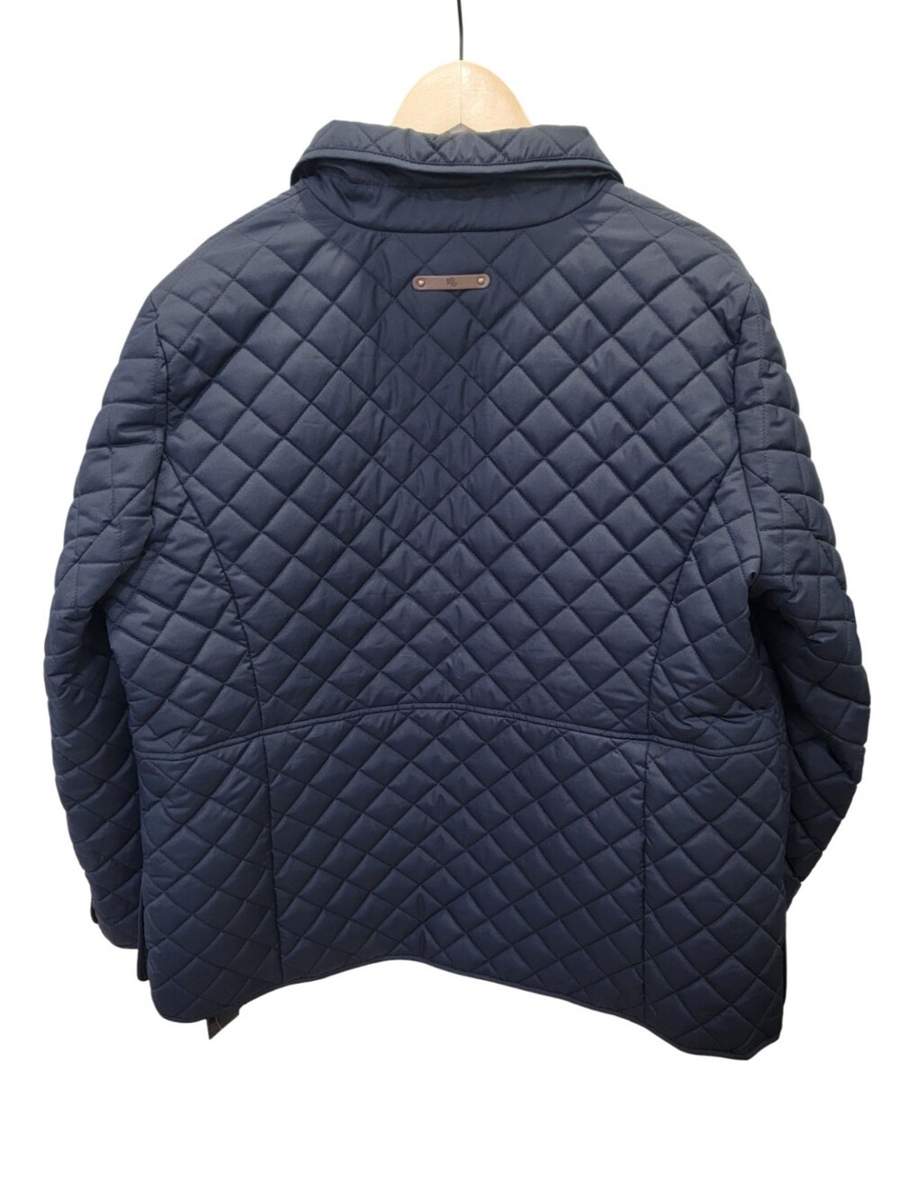 NWT Lauren Ralph Lauren Navy Quilted Jacket Crest Lightweight Coat Women’s 1X - Picture 4 of 17